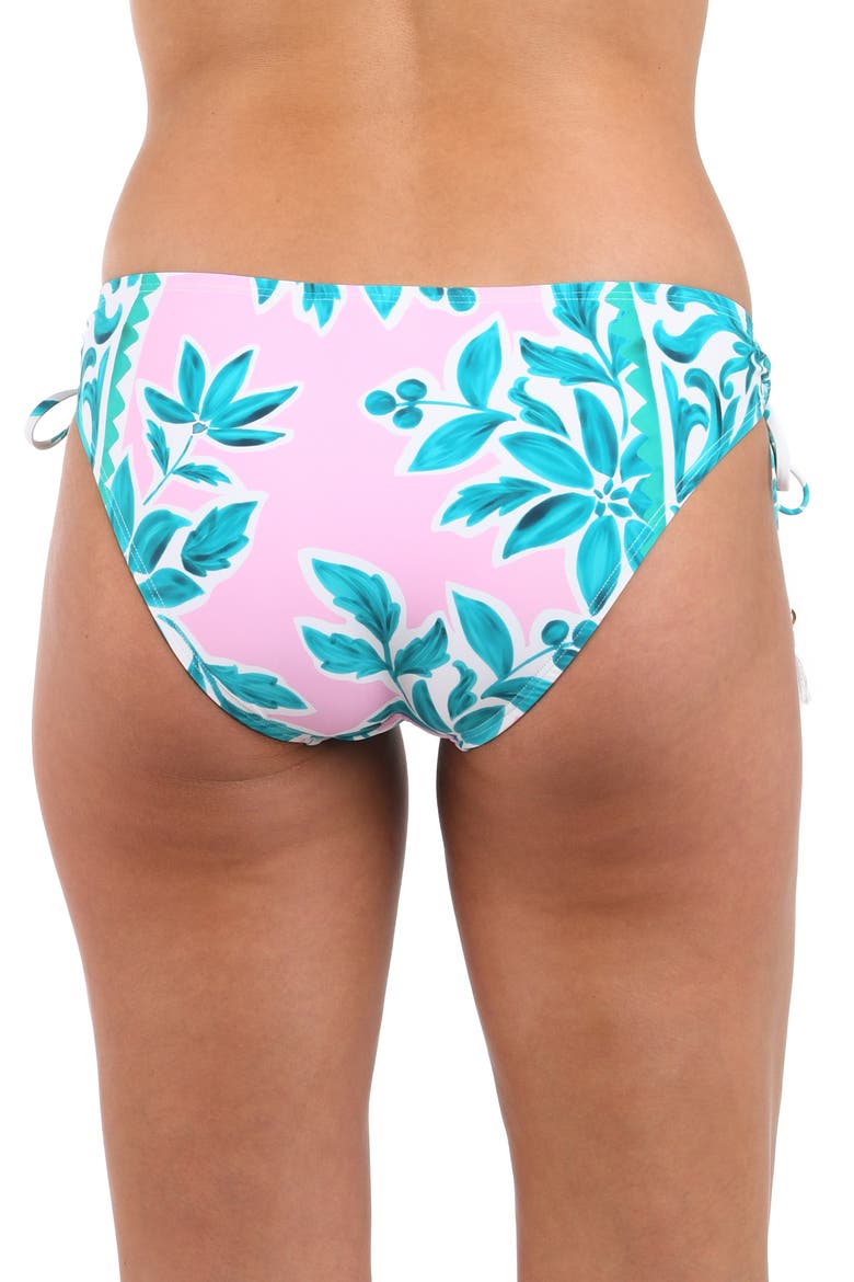 Opulent Hipster Bikini Bottoms, Alternate, color, PINK MULTI