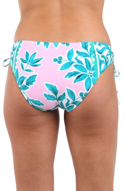 La Blanca Opulent Adjustable Loop Hipster Bottom In Pink Multi