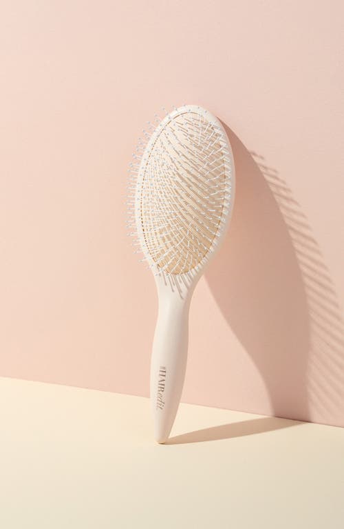 The Hair Edit Smooth & Polish Detangling Brush In Transparent