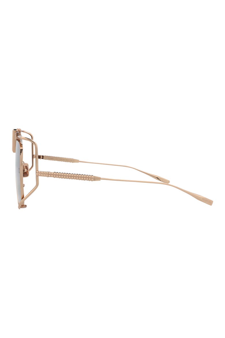 59mm Square Sunglasses, Alternate, color, GOLD GOLD GREY