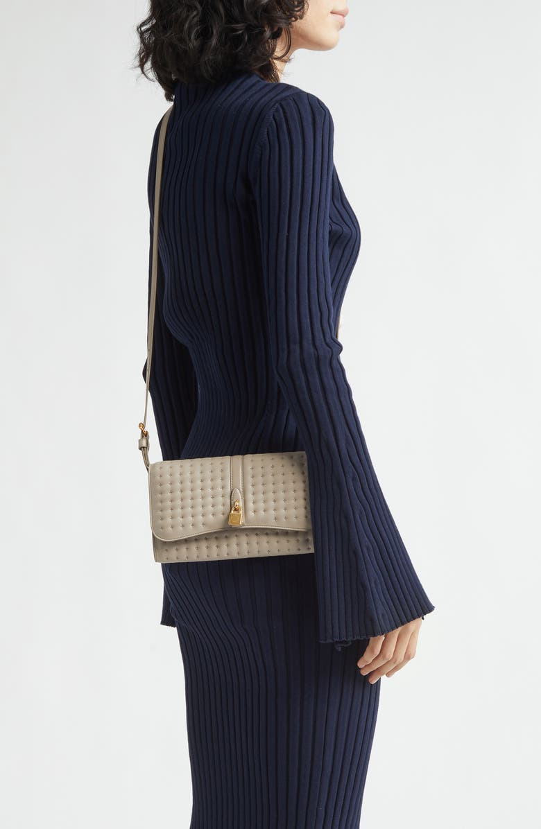 Stella McCartney Ryder Faux Leather Crossbody Bag, Alternate, color, Light Moss