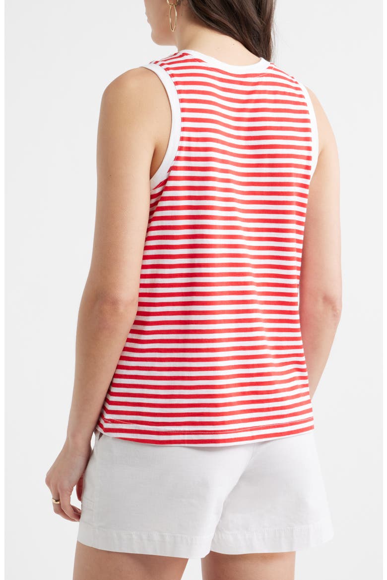 Swing Sleeveless Top, Alternate, color, RED- WHITE BROOKE STRIPE