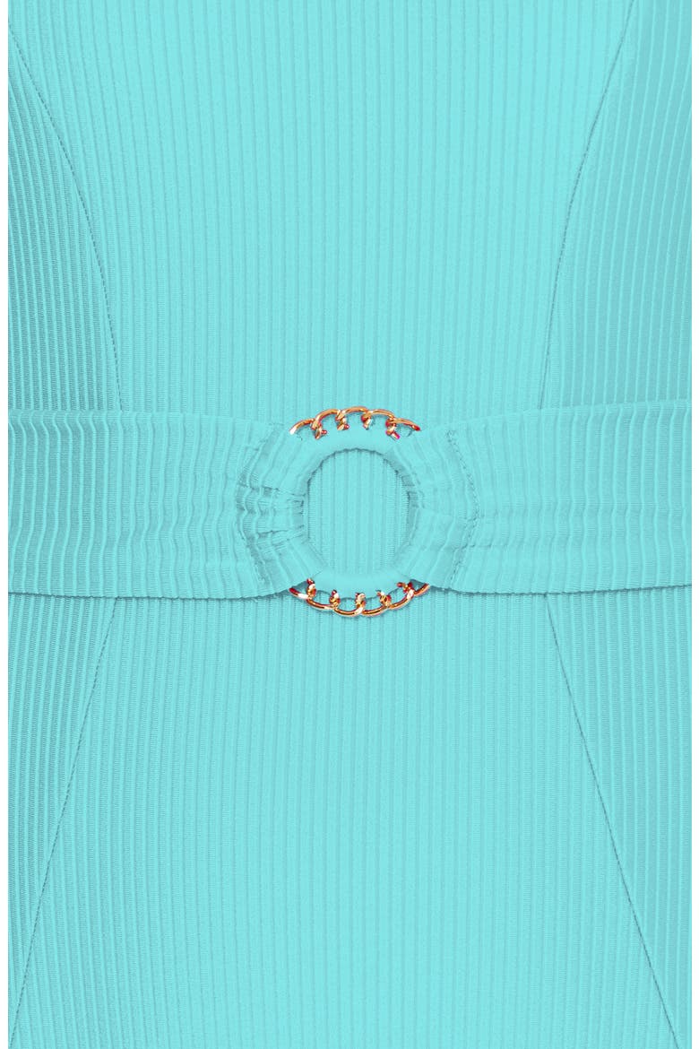 Monte Carlo Belted Rib One-Piece Swimsuit, Alternate, color, OASIS