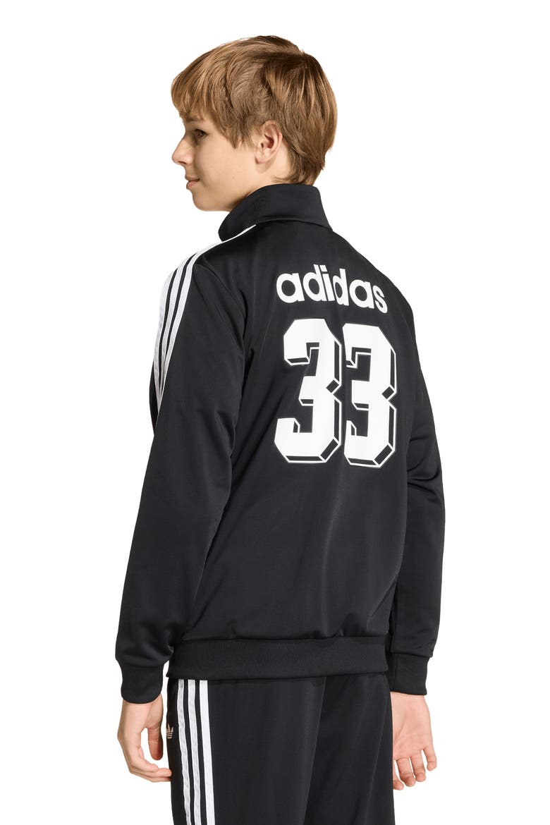 x Disney Kids' Firebird Track Jacket, Alternate, color, BLACK/ WHITE