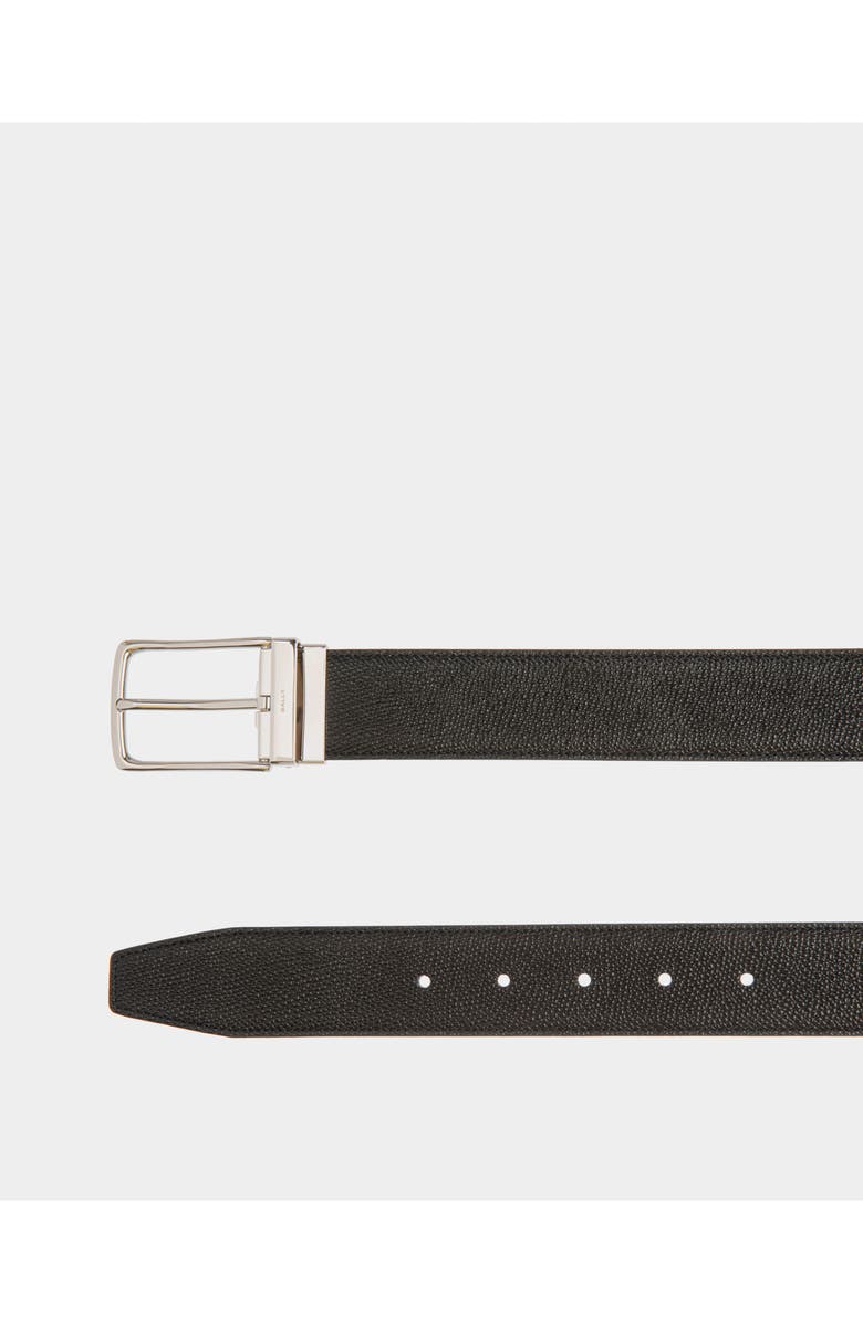 Bally Ketter 35mm Reversible And Adjustable Belt in Leather, Alternate, color, Black/Ebano+Pal