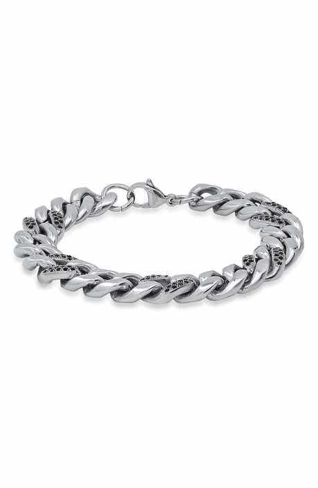 Men's Stainless Steel Curb Chain Bracelet