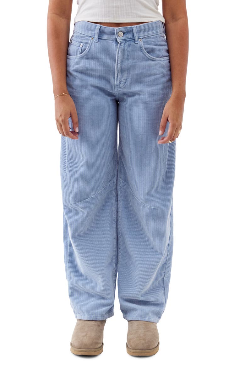 Logan Baggy Corduroy Pants, Main, color, BLUE