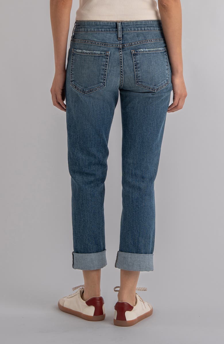 KUT from the Kloth Catherine Mid Rise Boyfriend Jeans, Alternate, color, Enigmatic