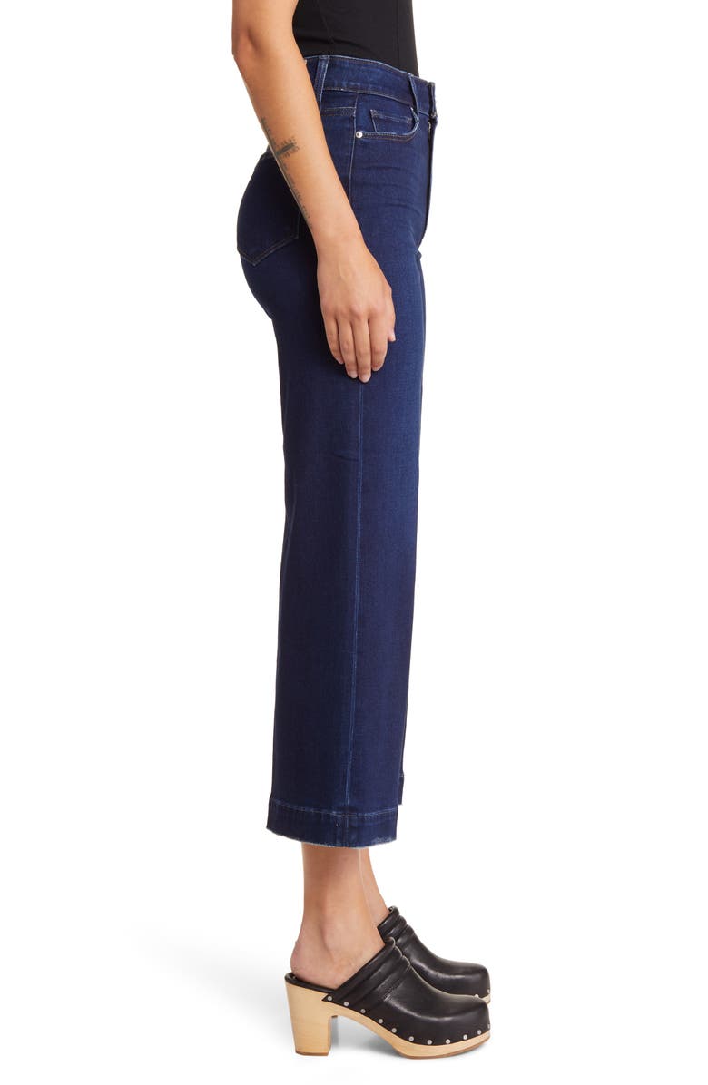 PAIGE Anessa High Waist Wide Leg Jeans, Alternate, color, 