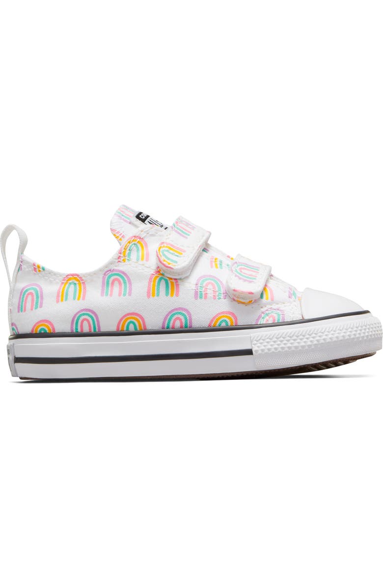 Converse Chuck Taylor<sup>®</sup> All Star<sup>®</sup> 2V Rainbow Print Sneaker, Alternate, color,