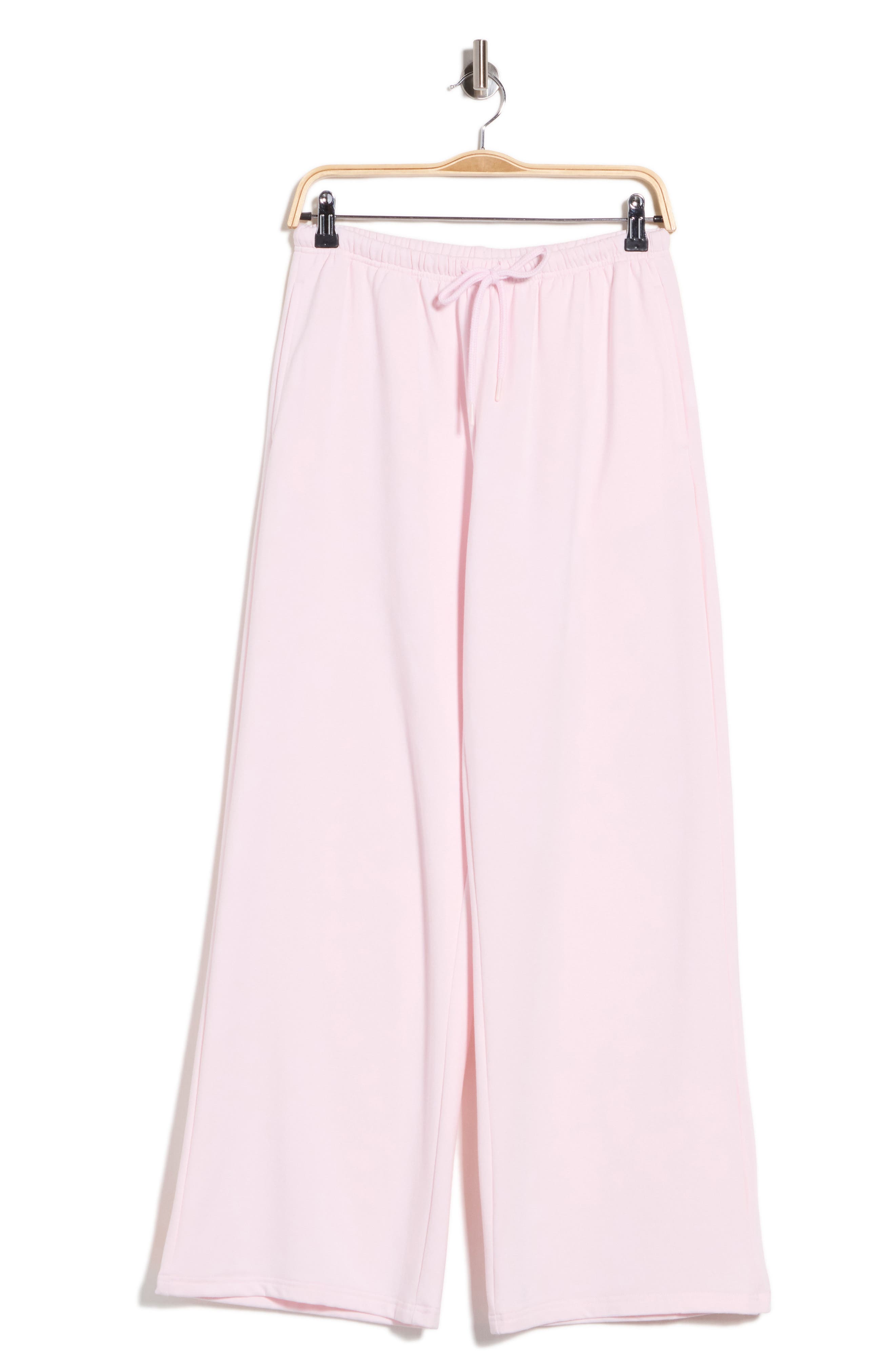 Wide Leg Fleece Pants