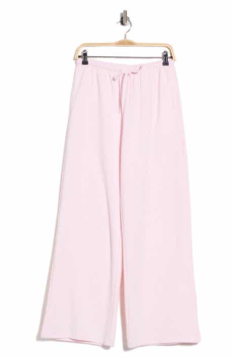 Wide Leg Fleece Pants