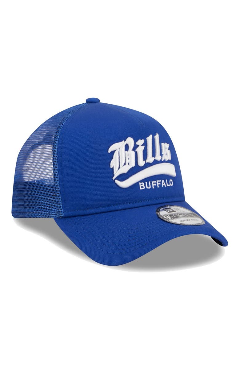 New Era Men's New Era Royal Buffalo Bills Caliber Trucker 9FORTY Adjustable Hat, Alternate, color, Royal