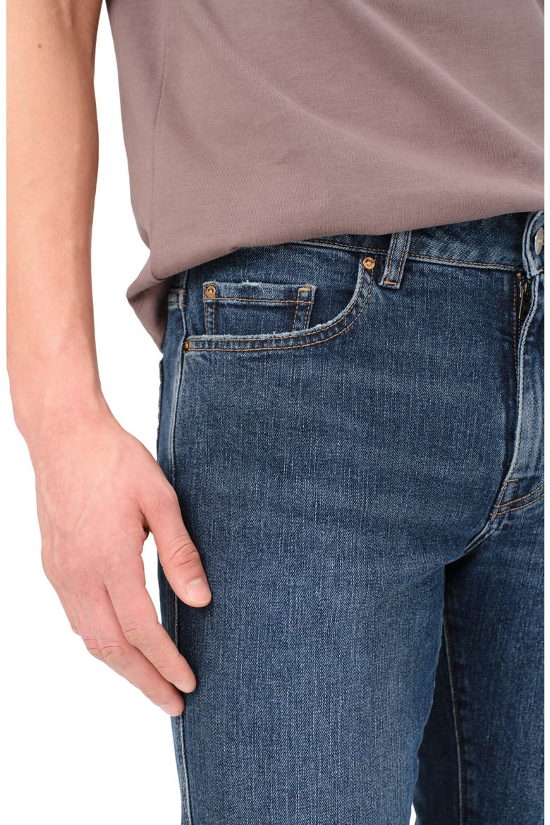 AMS Slim Fit Jeans, Alternate, color, BLUE SLATE
