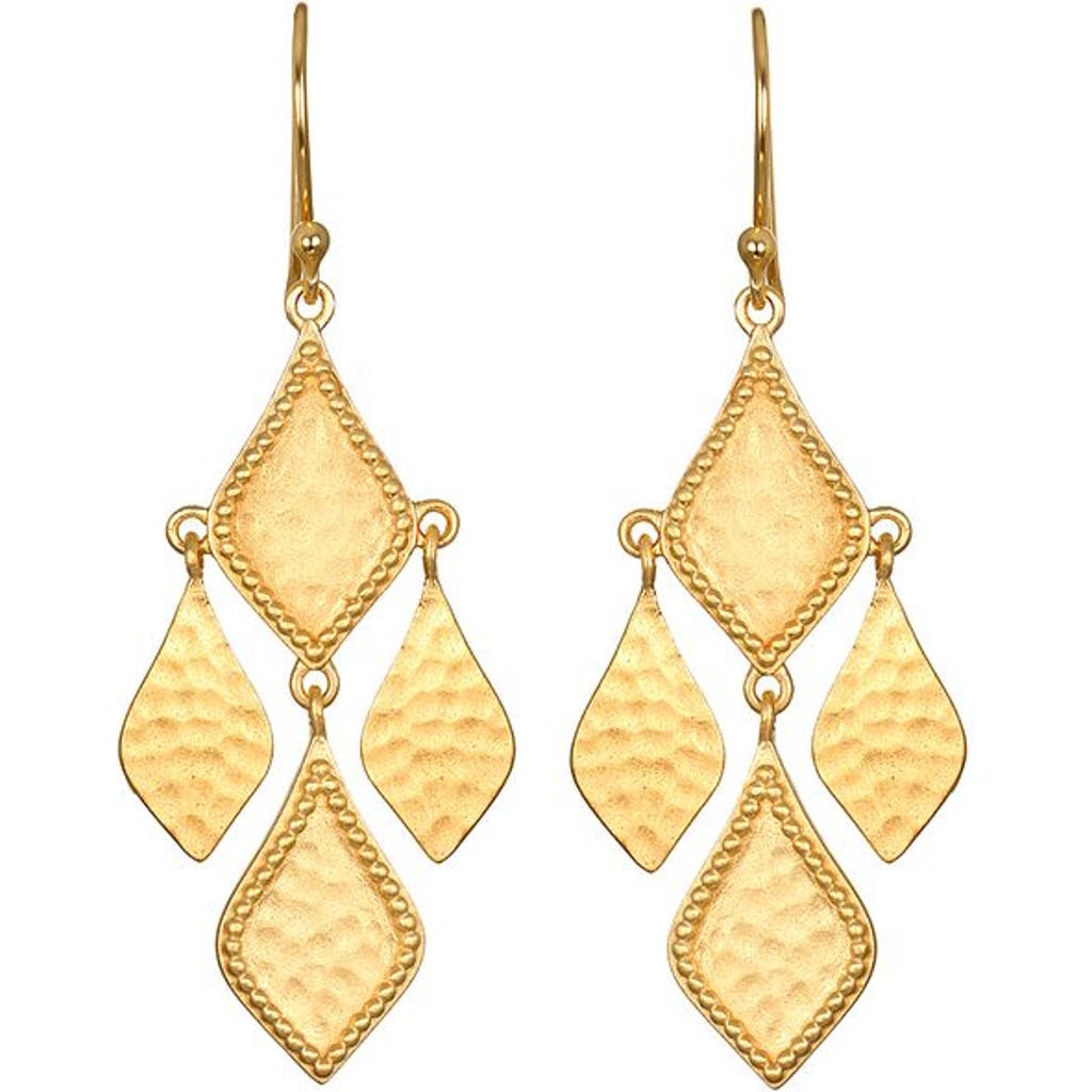Satya Jewelry Adorned With Light Chandelier Earrings In Gold