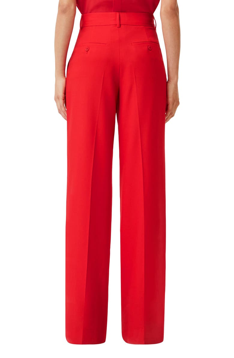 Burberry Jane Women's Wide Leg Virgin Wool Trousers, Alternate, color,