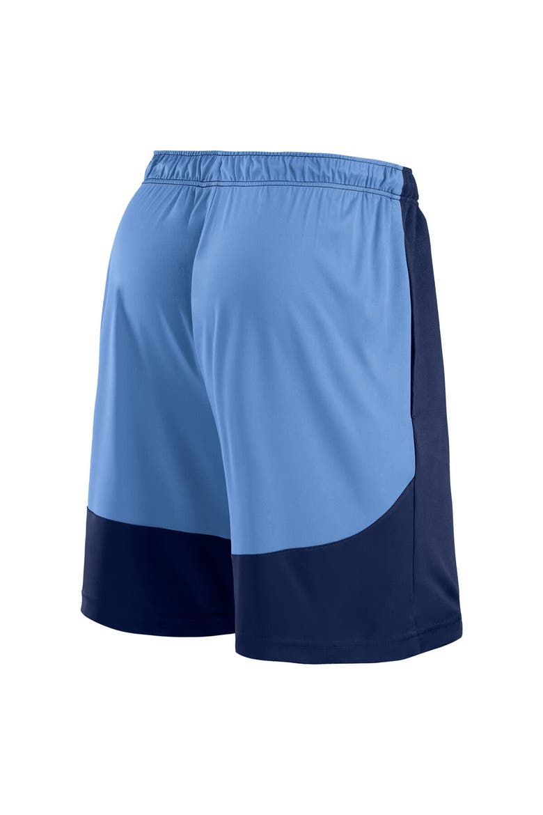 Men's Fanatics Navy/Light Blue Tennessee Titans Launch Shorts, Alternate, color, Navy