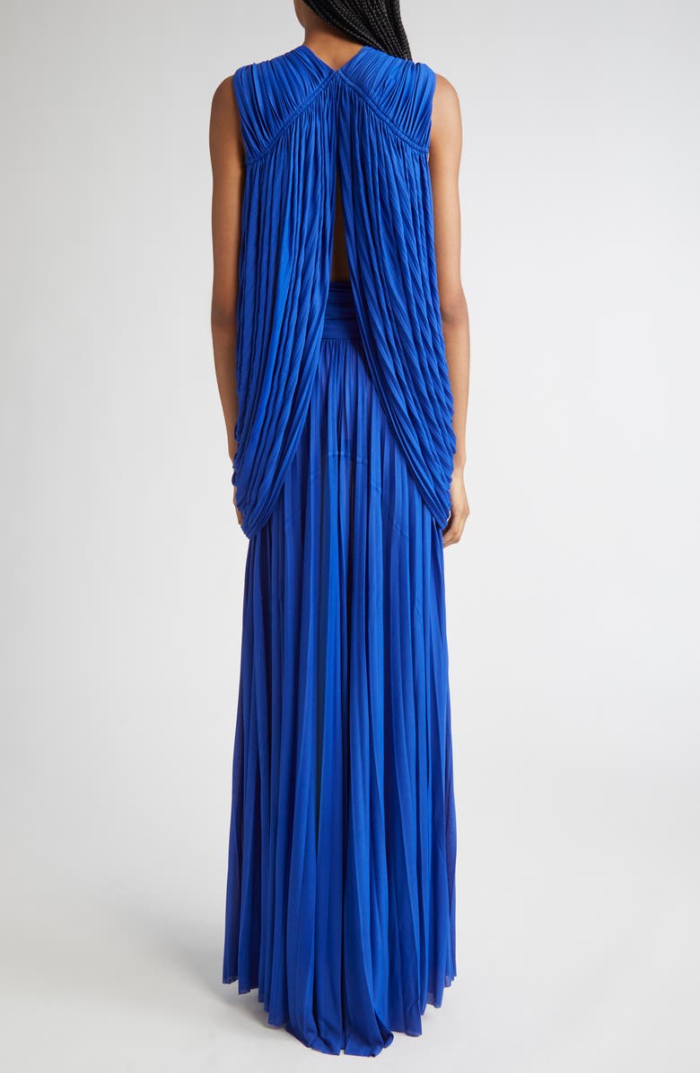 Proenza Schouler Bari Draped Jersey Two-Piece Dress, Alternate, color, Cobalt