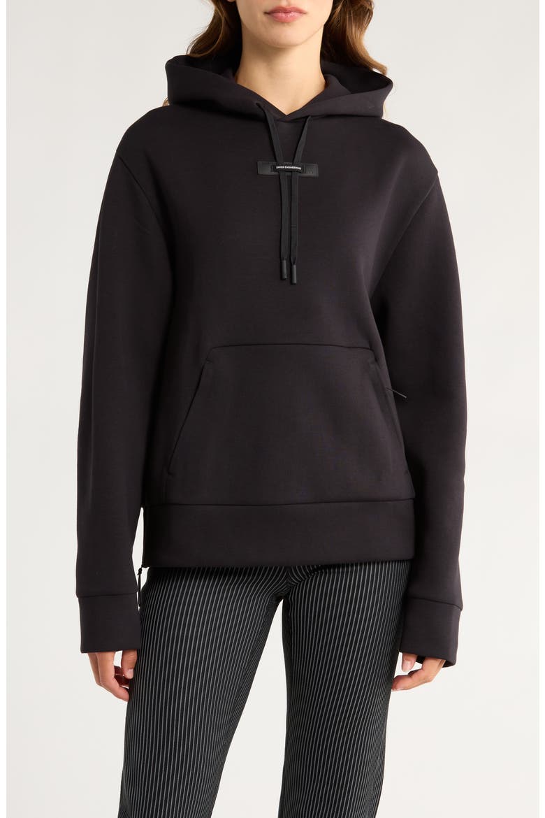 Focus Tech Hoodie, Main, color, BLACK