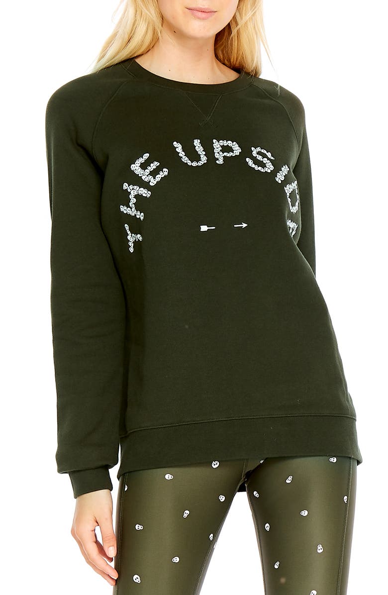 The Upside Skulls Sid Crewneck Sweatshirt, Main, color,