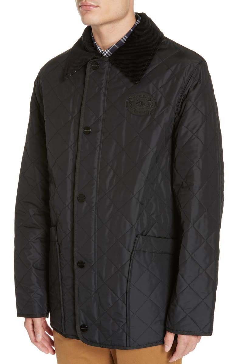 Burberry Cotswold Quilted Jacket, Alternate, color, 