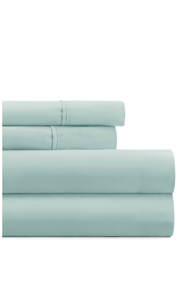 Premium Ultra Soft 4-Piece Bed Sheets Set, Alternate, color, AQUA