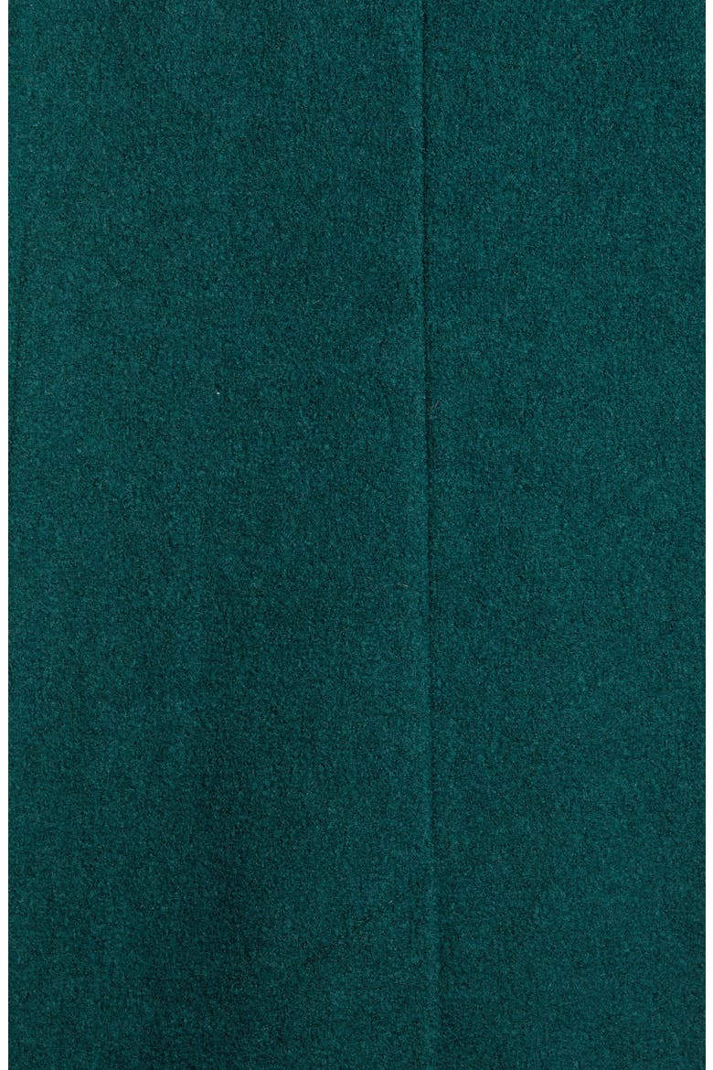 Double Breasted Bouclé Coat, Alternate, color, JADE/ GREEN