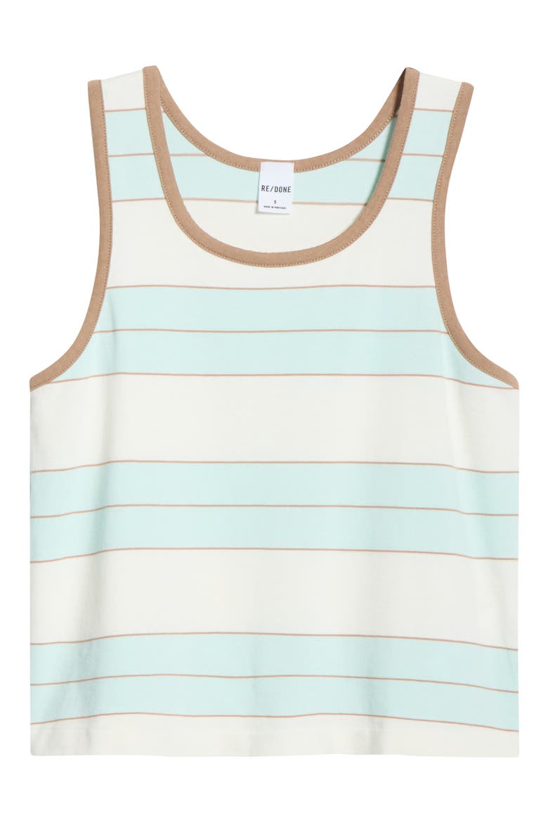 Bama Stripe Cotton Tank, Alternate, color, LIGHT MINT