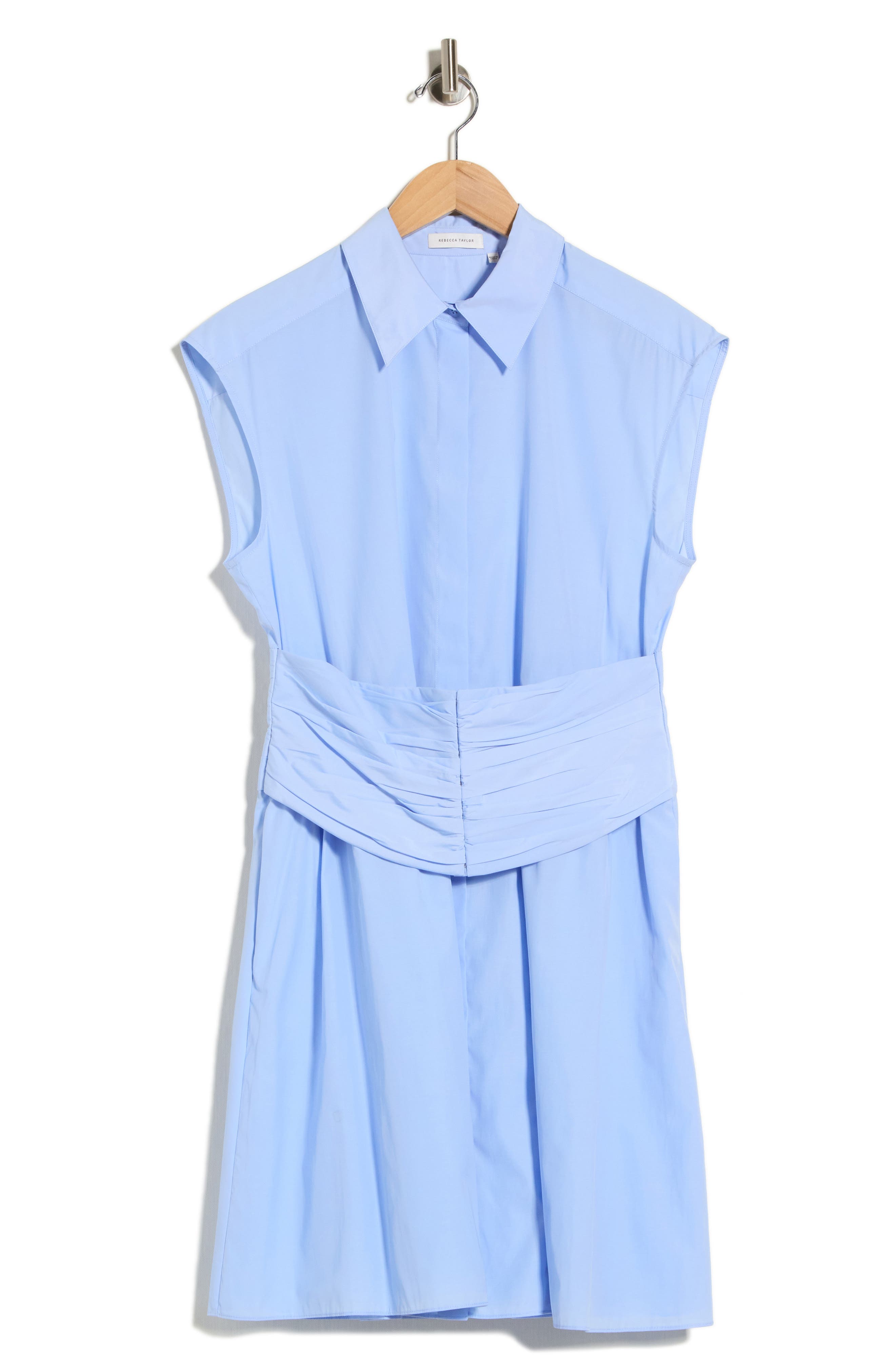 Sleeveless Taffeta Dress