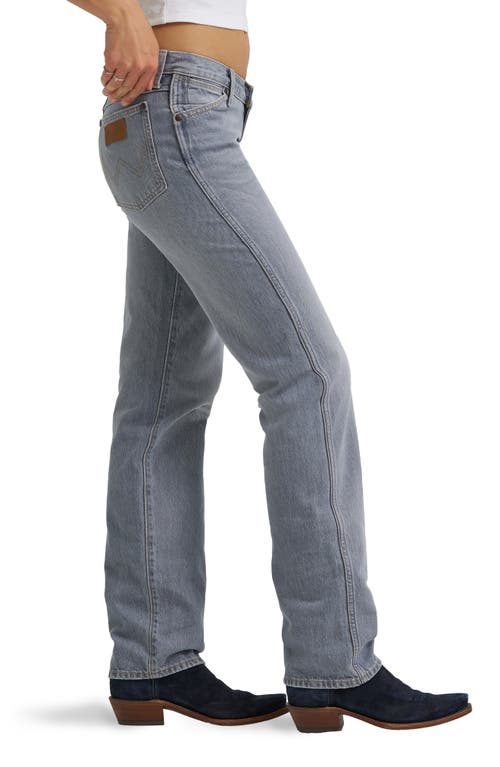 Wrangler Cowboy Low Rise Straight Leg Jeans In Blue