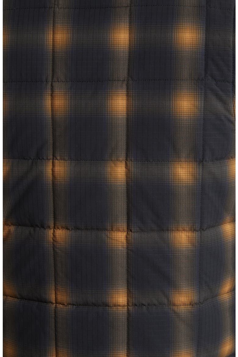 Cody Plaid Quilted Vest, Alternate, color, NAVY/ GOLD PLAID