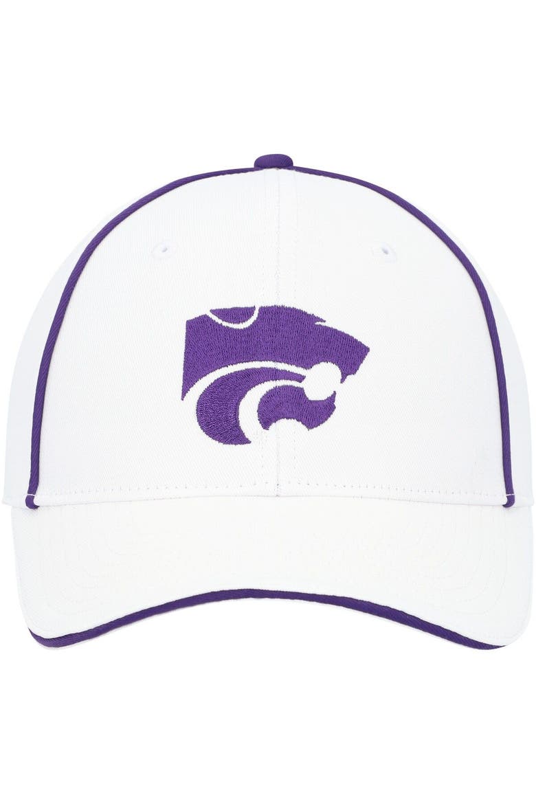 Men's Colosseum  White Kansas State Wildcats Take Your Time Snapback Hat, Alternate, color, White