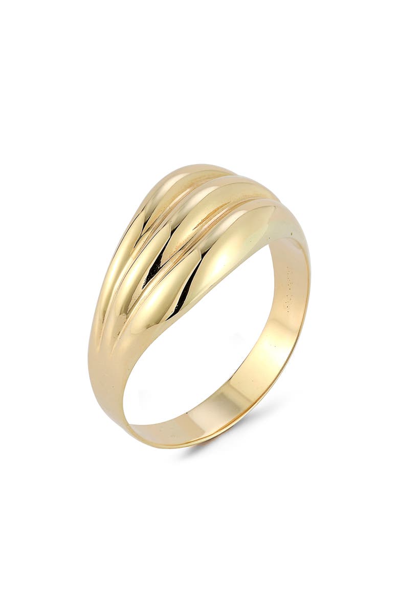 Ember Fine Jewelry 14K Gold Wave Ring, Alternate, color, 