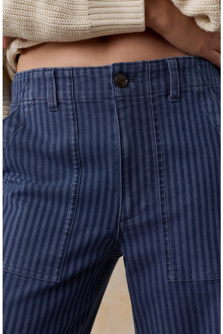 Topsail Striped Straight Leg Utility Pants, Alternate, color, RIVERLINE STRIPE
