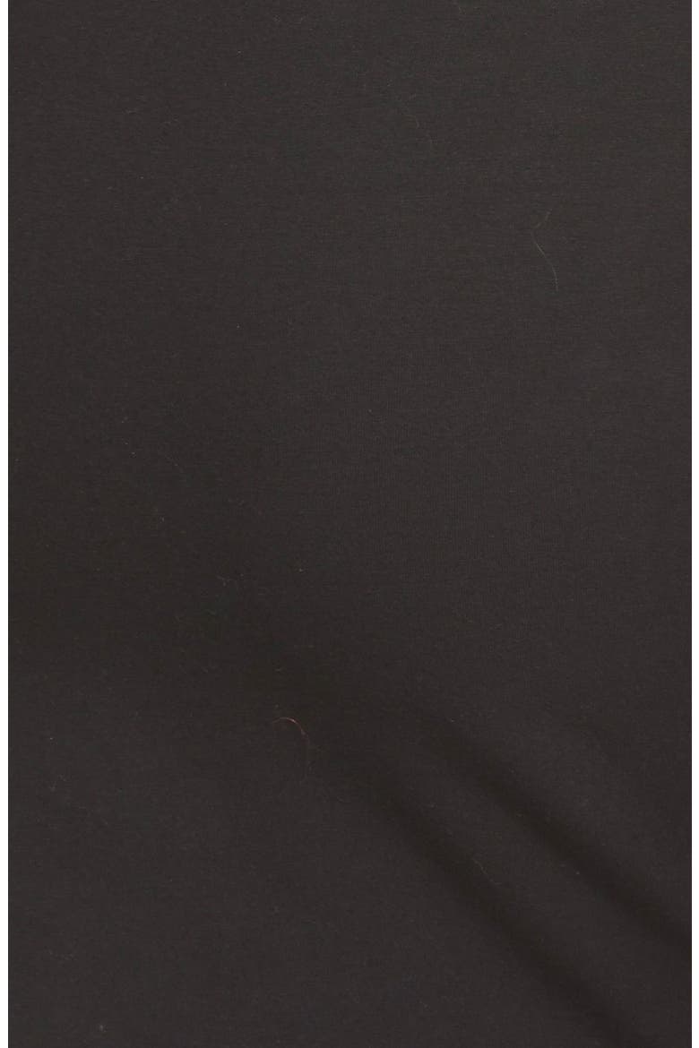 'Trickery' Three Quarter Sleeve Dress, Alternate, color, BLACK