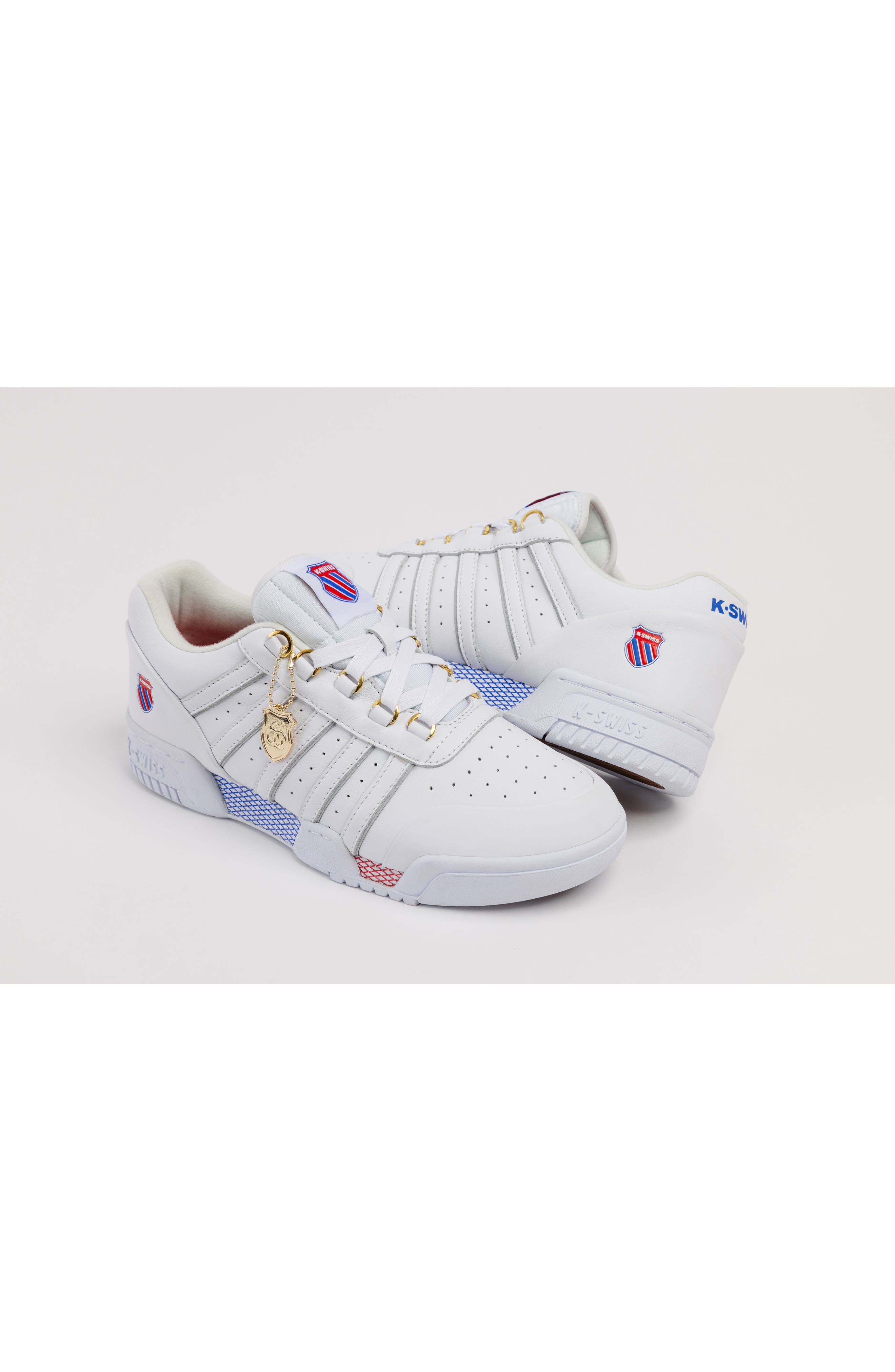 Gender Inclusive Gstaad 60th Anniversary Sneaker, Alternate, color, KSRC GSTAAD~WHT/MRSRED/PECOT~M