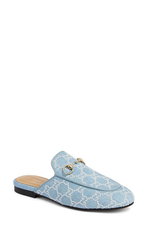 Princetown Horsebit GG Monogram Loafer Mule (Women)