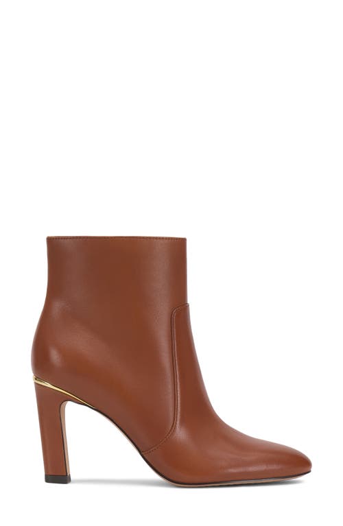 Vince Camuto Greer Almond Toe Bootie In Brown