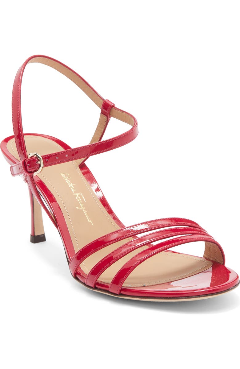 FERRAGAMO Idwige Sandal, Main, color, Red