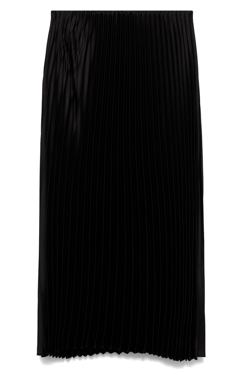MANGO Pleated Midi Skirt, Alternate, color, 