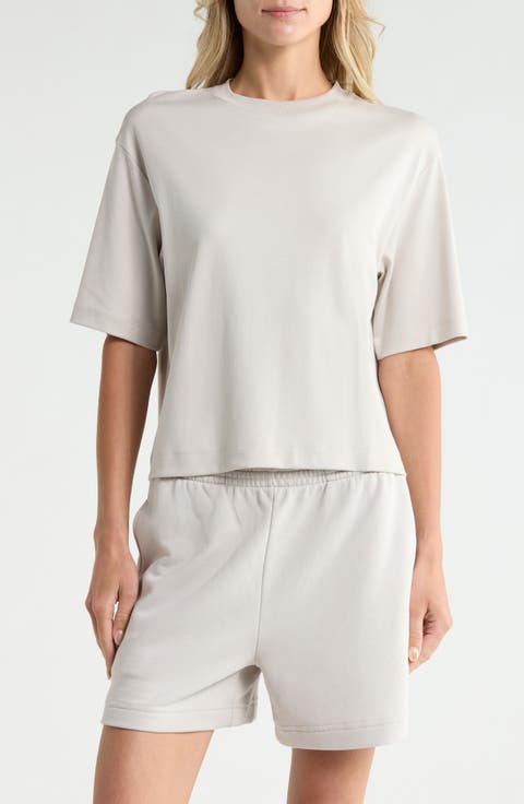 Wide Sleeve Crop T-Shirt