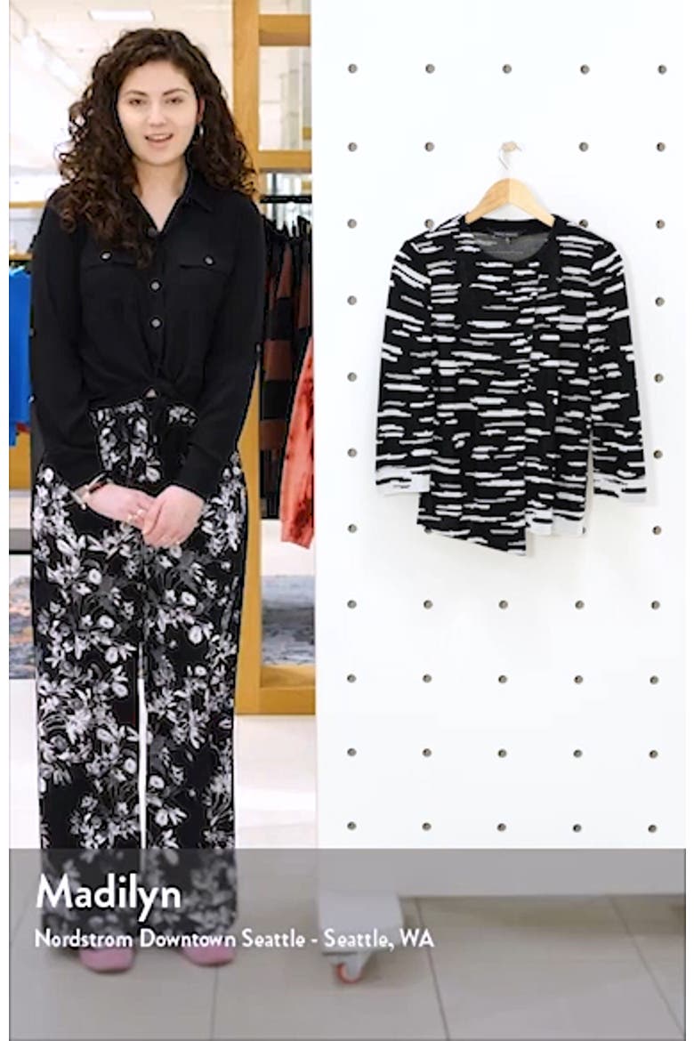 Dash Asymmetrical Sweater Jacket video