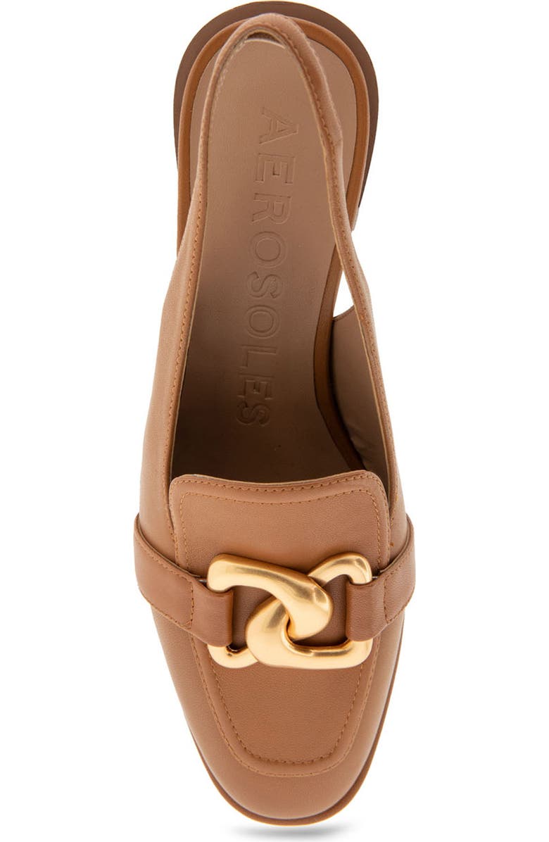 Aerosoles Allure Slingback Pump, Alternate, color, Tan Leather
