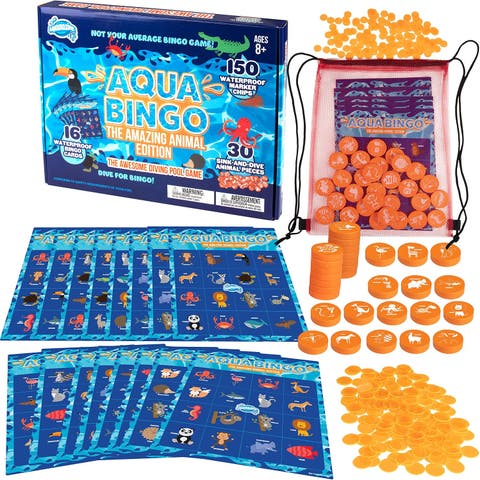 Kids' Animal Pool Bingo Diving Game Set