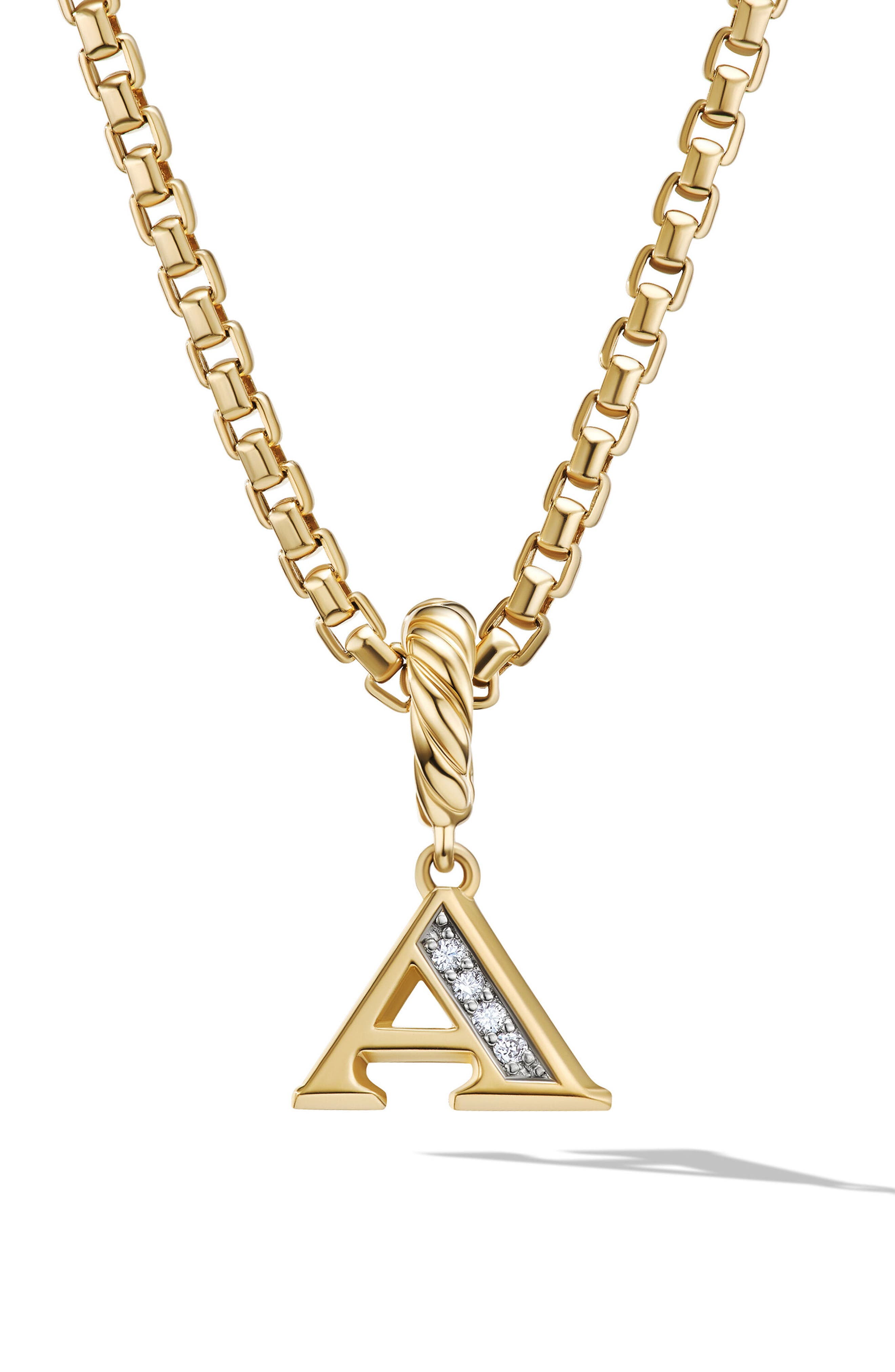 18K YELLOW GOLD - A