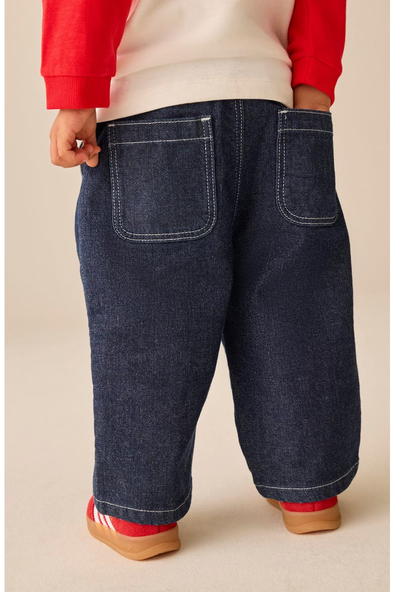 Kids' Utility Relaxed Jeans, Alternate, color, BLUE