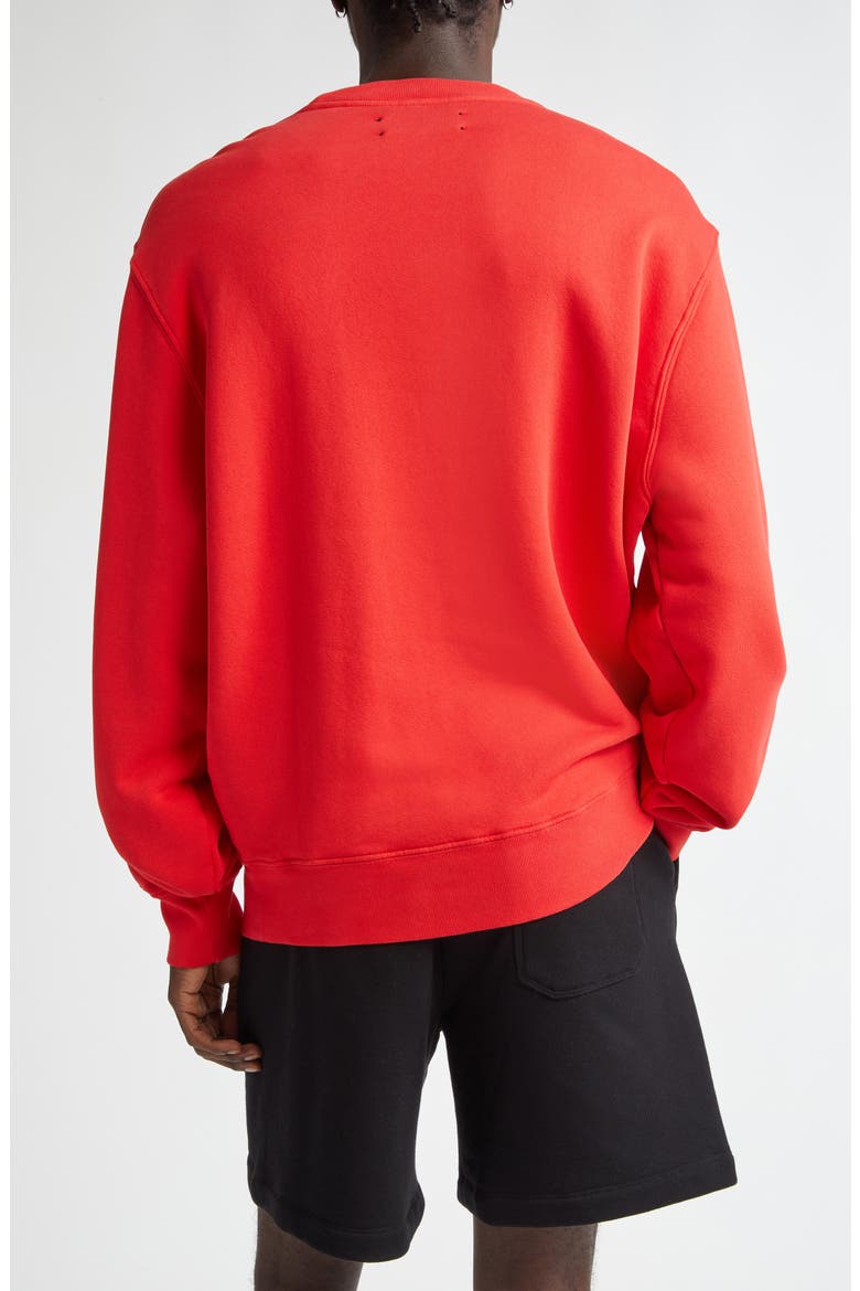 Arts District Cotton Crewneck Graphic Sweatshirt, Alternate, color, RED