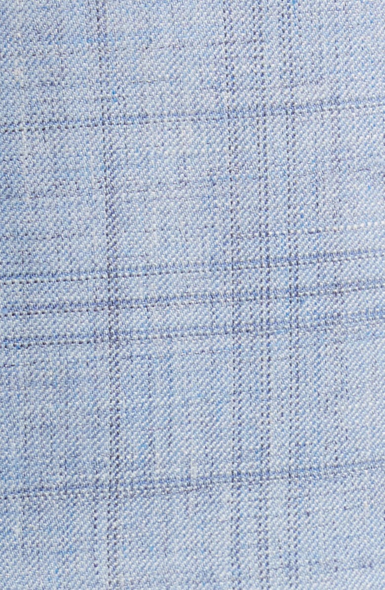 Canali Siena Regular Fit Plaid Wool & Silk Blend Sport Coat, Alternate, color,