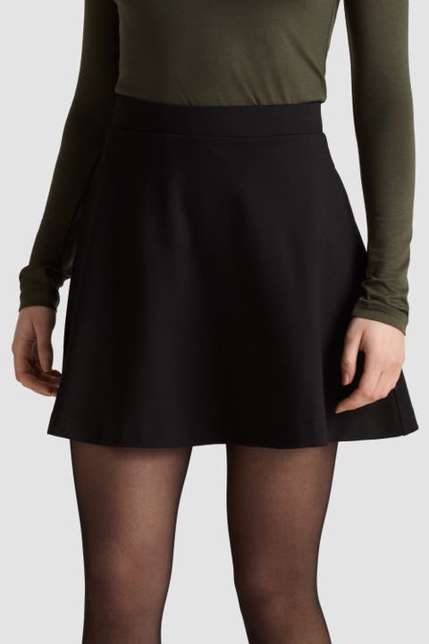 Elvie A-line Jersey Mini Skirt