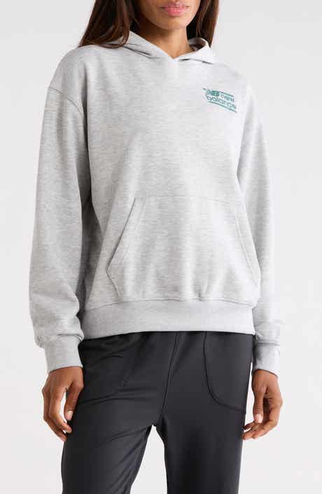 New Balance Sport Oversize French Terry Graphic Hoodie